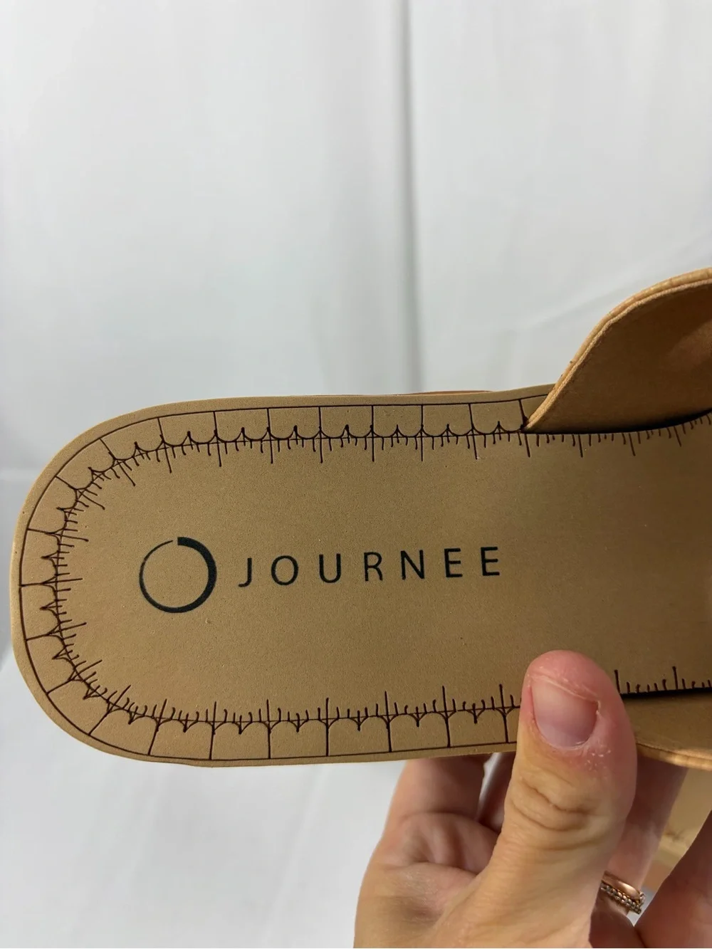 NWT Journee Women’s Size 12 Cork Wedge Sandals